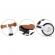 Bicicleta fara pedale pentru copii, 51 x 18.5 x 36 cm, roti eva, nukido nk-603 - negru