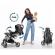 Carucior sport pentru copii, 78 x 33 x 104 cm, nukido paseo, gri
