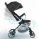 Carucior sport pentru copii, 78 x 33 x 104 cm, nukido paseo, negru