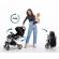 Carucior sport pentru copii, 78 x 33 x 104 cm, nukido paseo, negru