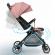 Carucior sport pentru copii, 78 x 33 x 104 cm, nukido paseo, roz