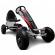 Kart cu pedale gokart, 4-10 ani, roti gonflabile, g5 r-sport - negru