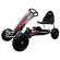 Kart cu pedale gokart, 4-10 ani, roti gonflabile, g5 r-sport - negru