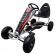 Kart cu pedale gokart, 4-10 ani, roti gonflabile, g5 r-sport - negru