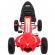 Kart cu pedale si roti gonflabile, varsta 3 ani+, 114x59x63 cm, gokart champion - rosu