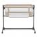Patut co-sleeper kinderkraft bedside cot neste up 2 beige