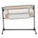 Patut co-sleeper kinderkraft bedside cot neste up 2 beige