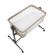 Patut co-sleeper kinderkraft bedside cot neste up 2 beige