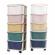 Raft cu 5 compartimente pentru depozitarea diverselor obiecte modernhome po16 - multicolor