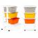 Raft pe roti cu 4 compartimente pentru depozitarea jucariilor modernhome - multicolor