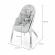 Scaun de masa transformabil kinderkraft dinnly grey
