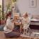 Scaun de masa transformabil kinderkraft dinnly grey