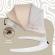 Leagan electric pentru bebelusi, cu spatar reglabil si senzor de miscare, appekids evoque - bubble beige