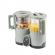 Robot multifunctional nutribaby glass 4 in 1 din sticla si otel inoxidabil celadon green babymoov