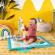 Salteluta de joaca cu bara de jucarii tiki toy bar bright starts