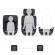 Scaun auto safechild2 grey, 100-150 cm, certificat r129, babygo