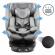 Scaun auto cu isofix kidwell gocar, grupa 40-135 cm, i-size, omologare r129 - gri