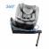 Scaun auto cu isofix kidwell gocar, grupa 40-135 cm, i-size, omologare r129 - gri
