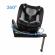 Scaun auto cu isofix kidwell gocar, grupa 40-135 cm, i-size, omologare r129 - negru-gri