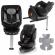 Scaun auto cu isofix kidwell gocar, grupa 40-135 cm, i-size, omologare r129 - negru-gri