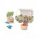 Set de joaca din lemn hape - sere organice (28 piese)