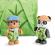 Set de joaca din lemn hape eco-camping 25 piese
