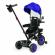 Tricicleta 3 in 1 pentru copii, scaun rotativ 360°, roti din spuma eva, ecotoys wql-066-51 - albastru