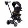 Tricicleta pentru copii, scaun rotativ 360°, roti din spuma eva, ecotoys wql-186 - negru