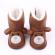 Cizmulite crosetate - brown teddy (marime disponibila: 6-9 luni (marimea 19