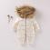 Combinezon alb sidefat din fas (marime disponibila: 6-9 luni (marimea 19
