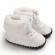 Ghetute imblanite albe (marime disponibila: 6-9 luni (marimea 19 incaltaminte))