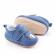Pantofiori albastri pentru baietei - teddy (marime disponibila: 3-6 luni