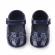 Pantofiori din lac bleumarine cu stelute (marime disponibila: 6-9 luni (marimea