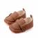Pantofiori eleganti maro pentru baietei (marime disponibila: 12-18 luni