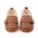 Pantofiori eleganti maro pentru baietei (marime disponibila: 12-18 luni