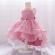 Rochita eleganta roz pudra cu trena (marime disponibila: 9-12 luni (marimea 20
