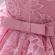 Rochita eleganta roz pudra cu trena (marime disponibila: 9-12 luni (marimea 20
