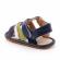 Sandalute bleumarine cu barete pentru baietei (marime disponibila: 3-6 luni