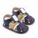 Sandalute bleumarine cu barete pentru baietei (marime disponibila: 3-6 luni