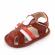 Sandalute maro cu barete pentru baietei (marime disponibila: 3-6 luni (marimea