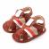 Sandalute maro cu barete pentru baietei (marime disponibila: 3-6 luni (marimea