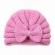 Caciulita crosetata tip turban cu fundita (marime disponibila: 6-9 luni