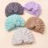 Caciulita crosetata tip turban cu fundita (marime disponibila: 6-9 luni