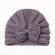 Caciulita crosetata tip turban cu fundita (marime disponibila: 6-9 luni