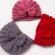 Caciulita crosetata tip turban cu fundita (marime disponibila: 6-9 luni