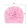 Caciulita tip turban cu floare aplicata in fata (marime disponibila: 3-6 luni