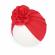 Caciulita tip turban cu floare aplicata in fata (marime disponibila: 3-6 luni