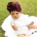 Caciulita tip turban cu floare aplicata in fata (marime disponibila: 6-9 luni