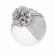 Caciulita tip turban cu floare aplicata in fata (marime disponibila: 6-9 luni