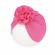Caciulita tip turban cu floare aplicata in fata (marime disponibila: 6-9 luni
